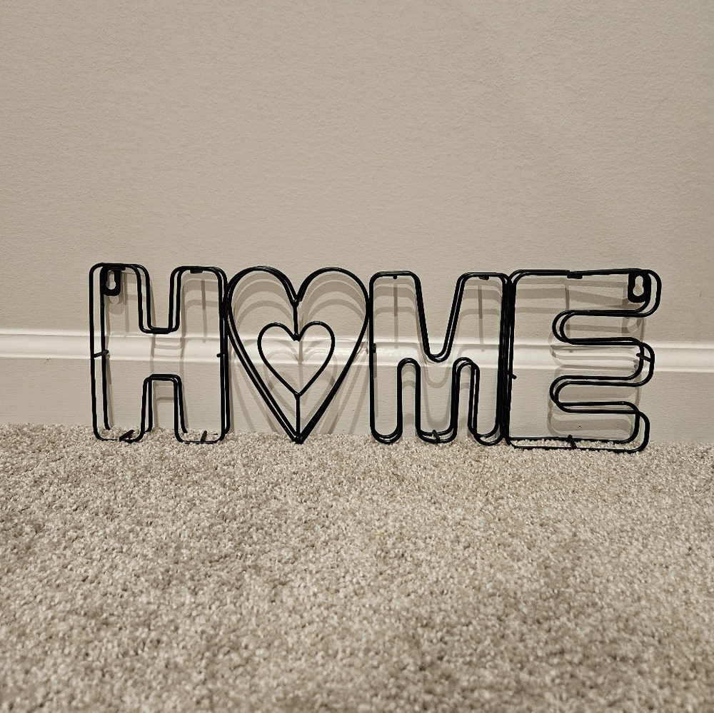 Source Unknown Black Art & Decals Wall Decor